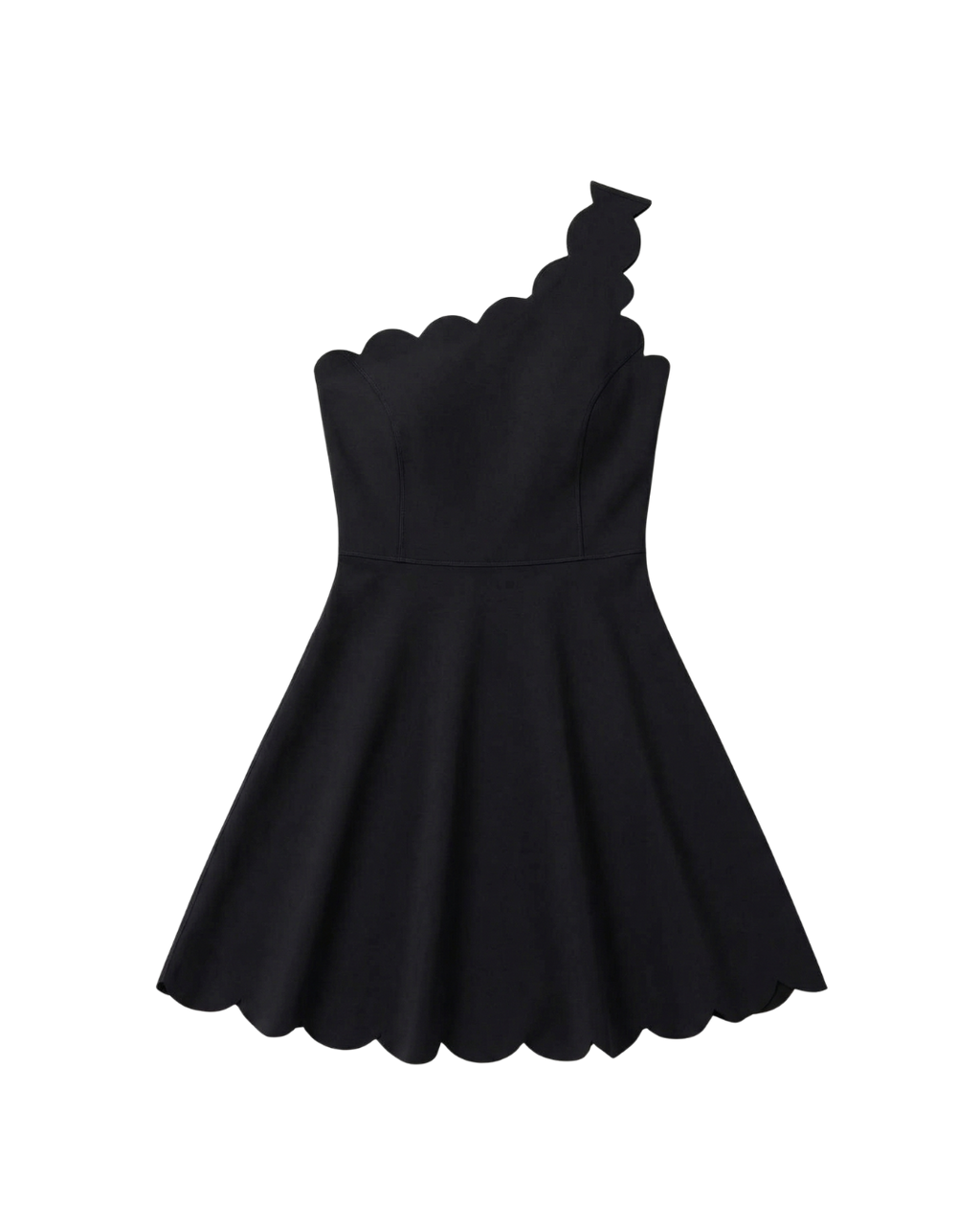 Velira wave one shoulder dress