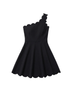 Velira wave one shoulder dress